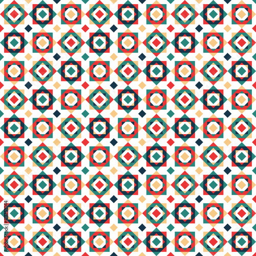 Vector of Thai modern seamless pattern style or simple of geometry square and diamond paterrn.