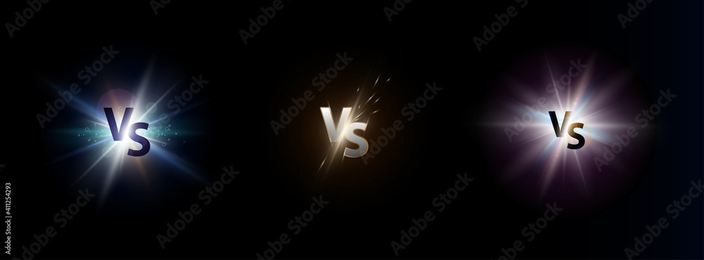 Versus background logo vs letters for sports and fight competition. For Battles, matches, games. Versus background logo vs letters for sports and fight competition. For Battles, matches, games.