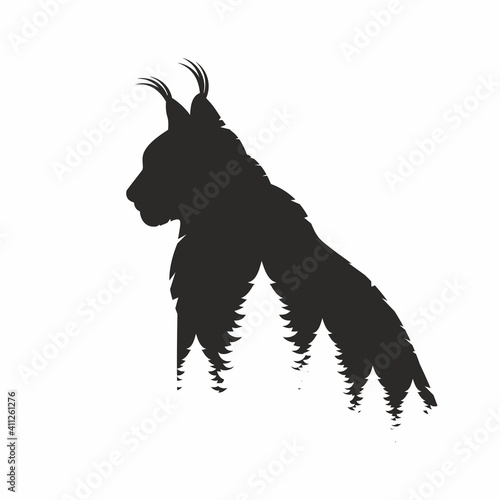Lynx silhouette