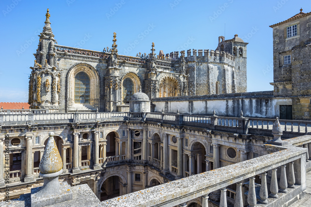 Convent of the Order of Christ, Great cloister, Tomar, Estremadura, Ribatejo, Portugal