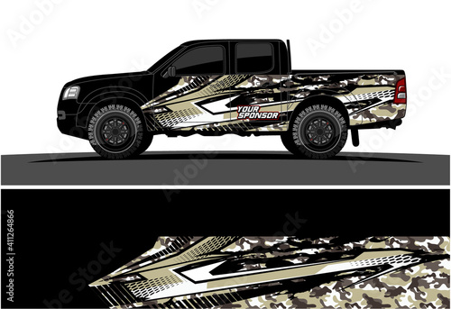 car graphic background vector. abstract lines vector with modern camouflage design concept  for truck and vehicles graphics vinyl wrap 