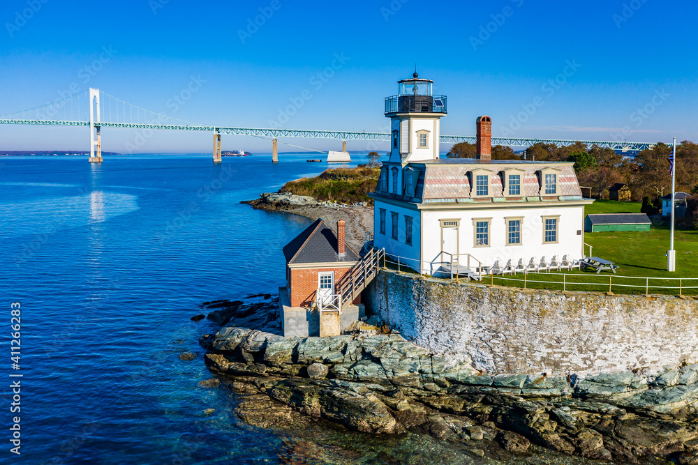 Rhode Island-Newport-Rose Island Light