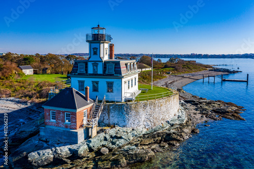 Rhode Island-Newport-Rose Island Light photo