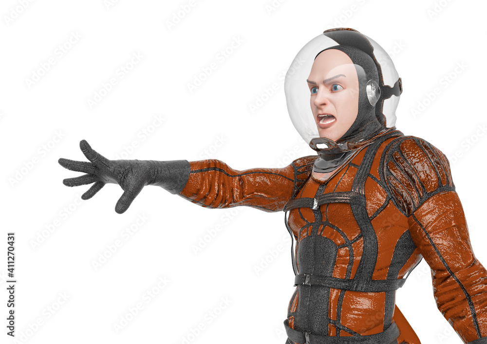 retro space astronaut is ready to the battle retro space astronaut is ready to the battle