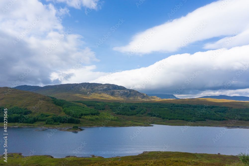 Loch Loyne in the Scottish highlands