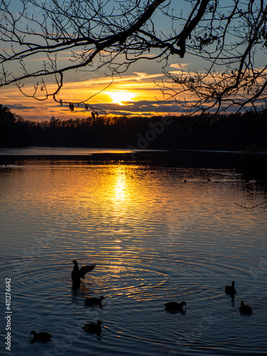 Sonnenuntergang am See