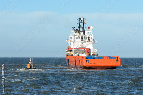 Offshore platform supply vessel and pilot boat 