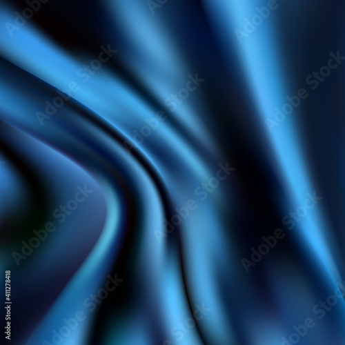 Editable illustration of high misty clouds in a blue sky made with a gradient mesh. eps 10