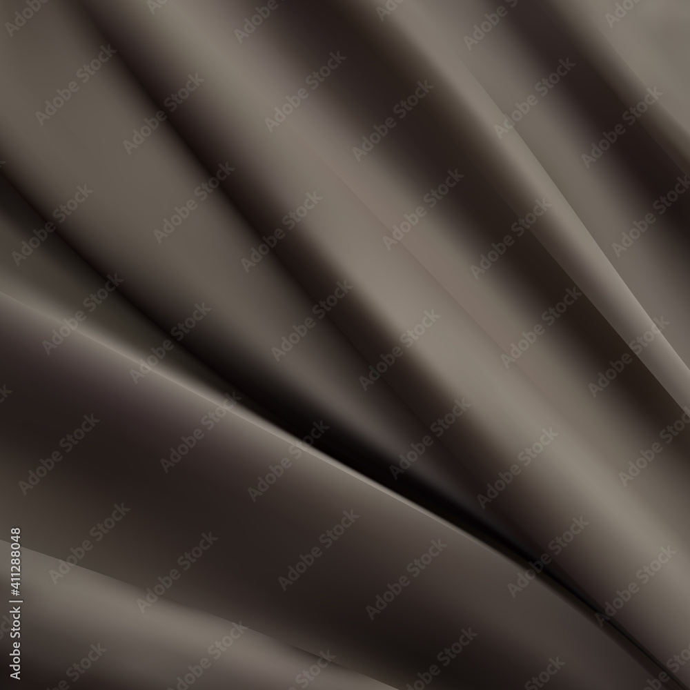 Fototapeta premium Silky dark gray fabric Clothing, textiles, beauty and fashion. eps 10