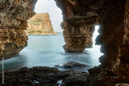 Cueva de los Arcos en la costa de Benitachell (Alicante) 2 photo