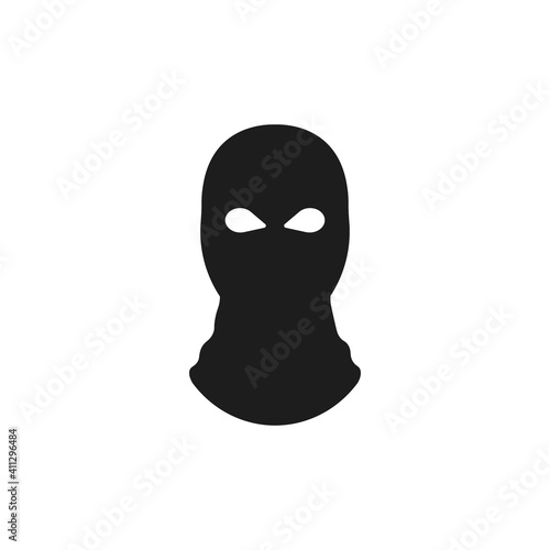 Balaclava icon. Bandit mask. Vector. Flat design.