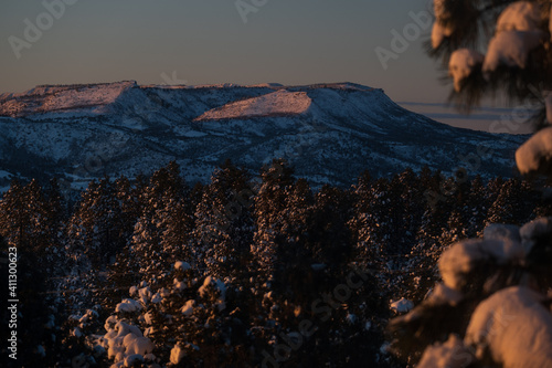 Sunrise outside of Durango, Colorado. 