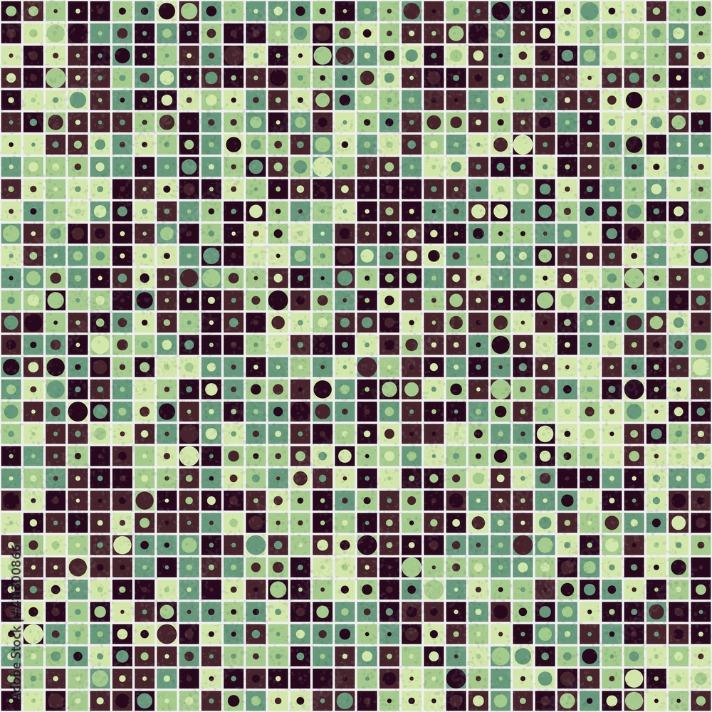 Fototapeta premium Abstract Geometric Pattern generative computational art illustration