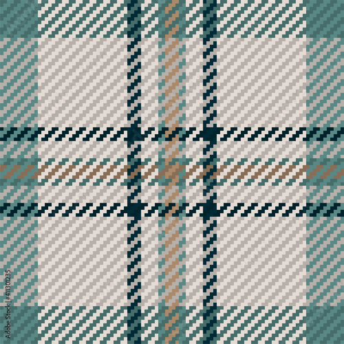 Seamless pattern of scottish tartan plaid. Repeatable background with check fabric texture. Vector backdrop striped textile print.