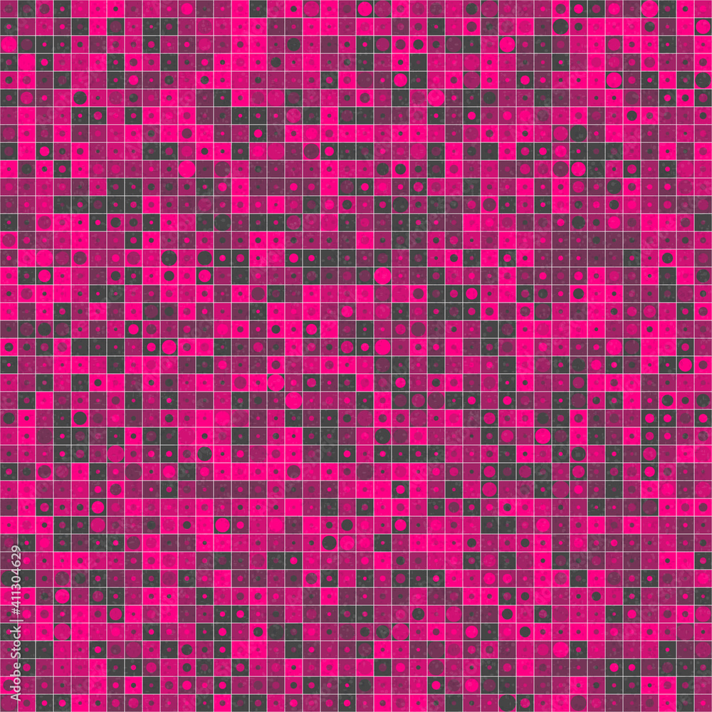 Abstract Geometric Pattern generative computational art illustration