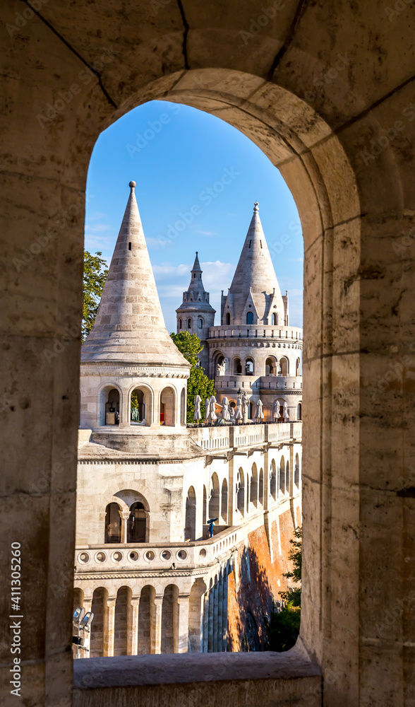 Fototapeta premium Fisherman's Bastion in Budapest, Hungary