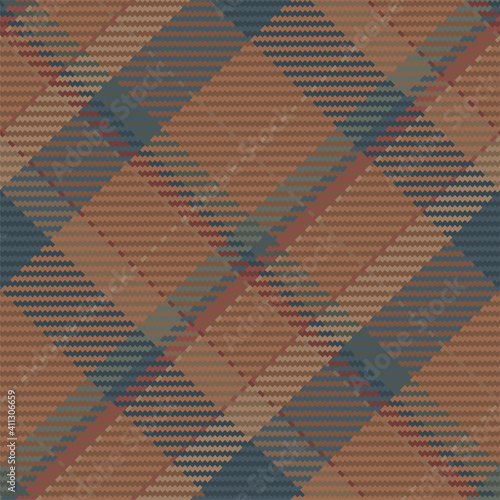 Seamless pattern of scottish tartan plaid. Repeatable background with check fabric texture. Vector backdrop striped textile print.