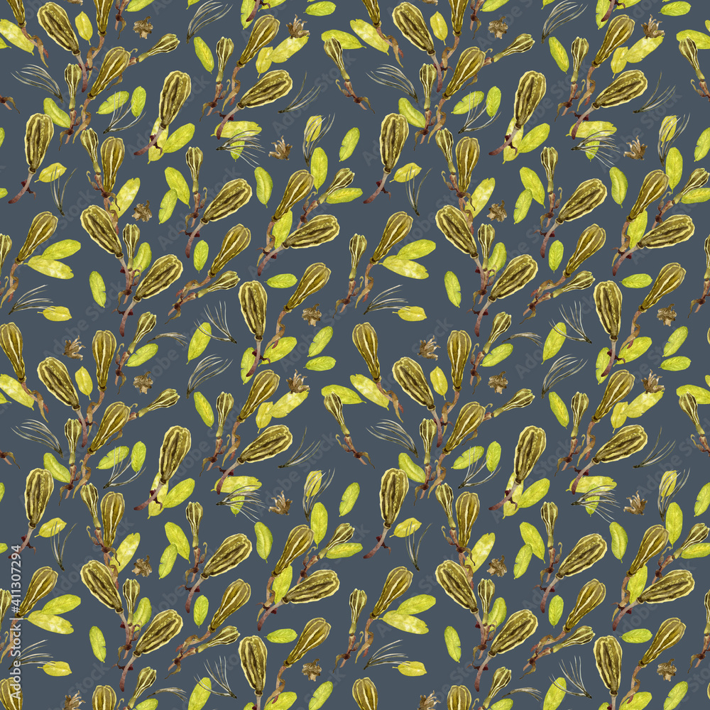 seamless background with leaves seamless background with leaves
