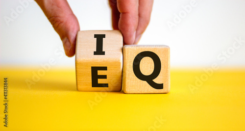 Εκτύπωση καμβά IQ or EQ symbol