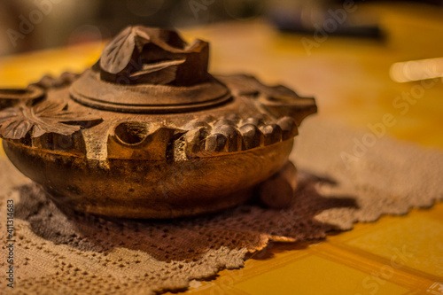Fototapeta Naklejka Na Ścianę i Meble -  Close up of an object on the table