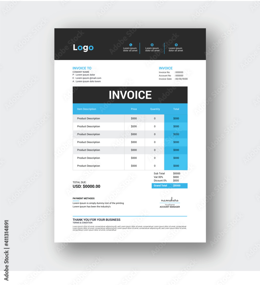 Invoice Design 