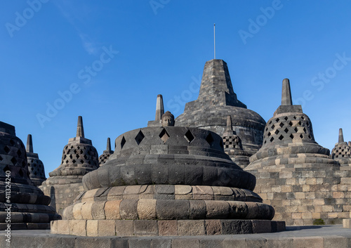 Temple de Borobudur, Indonésie