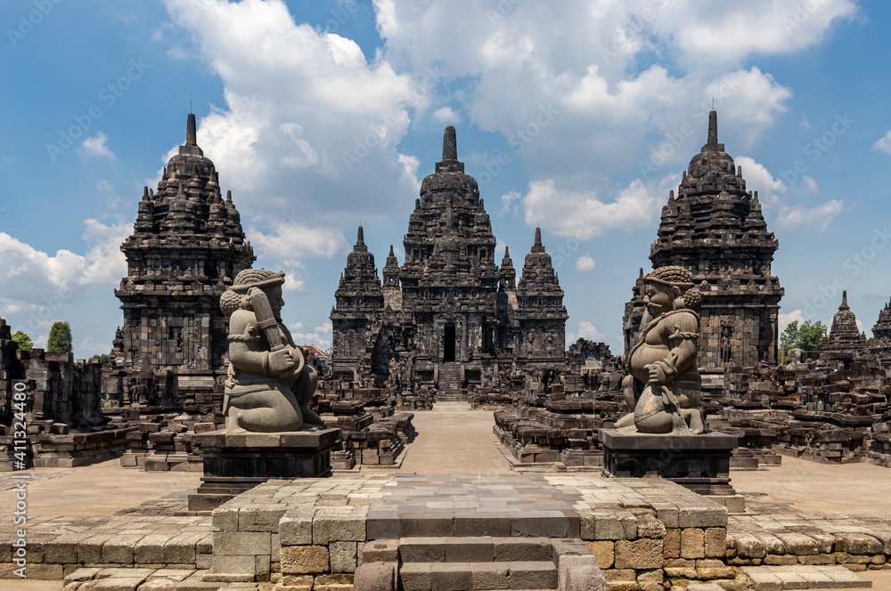 Fototapeta premium Temples de Prambanan, Indonésie