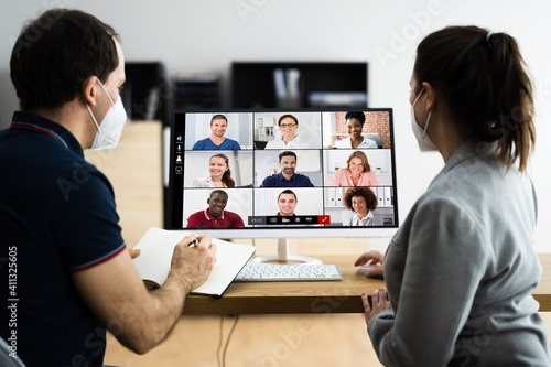 Video Conference Business Online Webinar