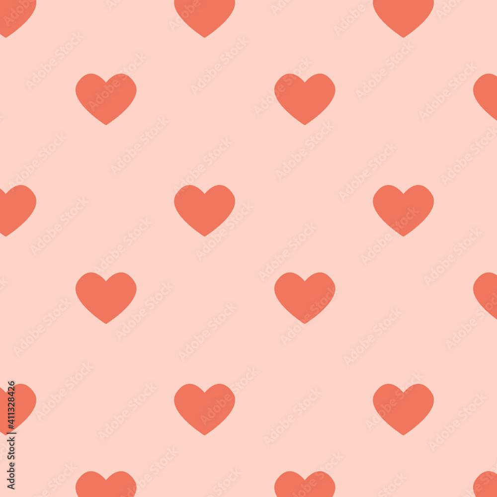 pattern hearts. Heart like seamless pattern. Hearts. Packaging design for gift wrap. Abstract geometric modern background. Vector illustration. Heart seamless pattern. Valentine's Day  February 14
