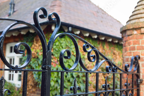 Wrought iron gates, UK
