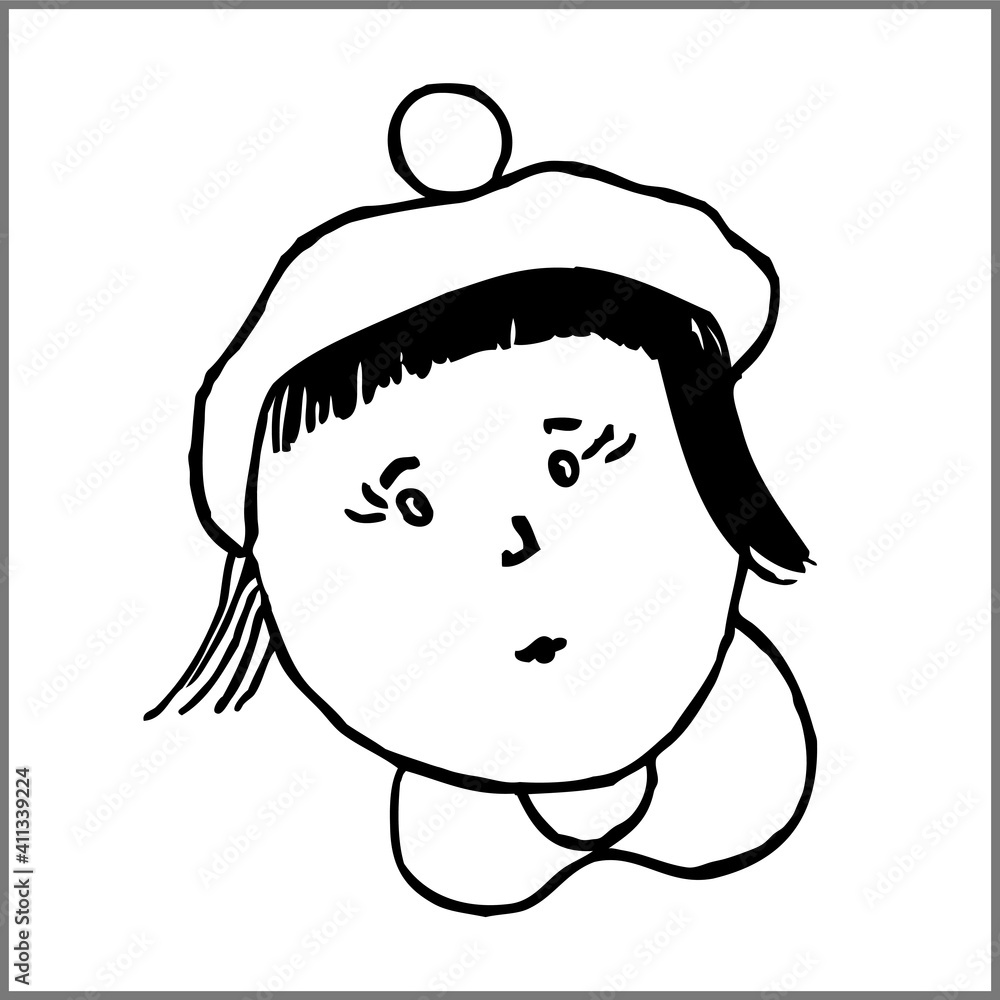Emotion of surprise on a child's face. Emotion of surprise on a child's face.