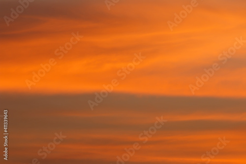 beautiful colorful sky and cloud in twilight time background © Fotoglee