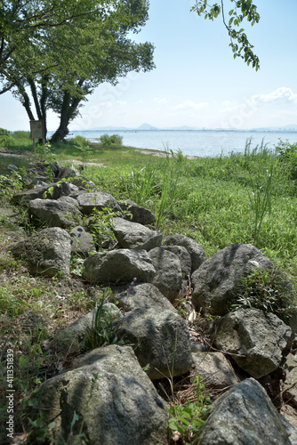 坂本城跡公園 滋賀県大津市坂本