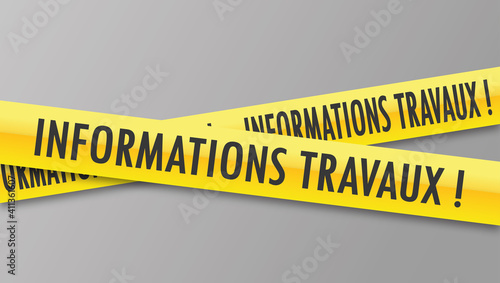 Logo informations travaux.