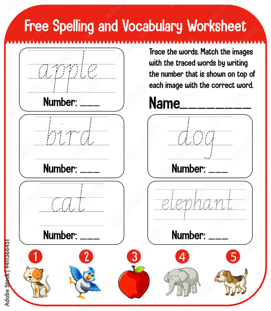 English alphabet tracing worksheets Stock Vector | Adobe Stock