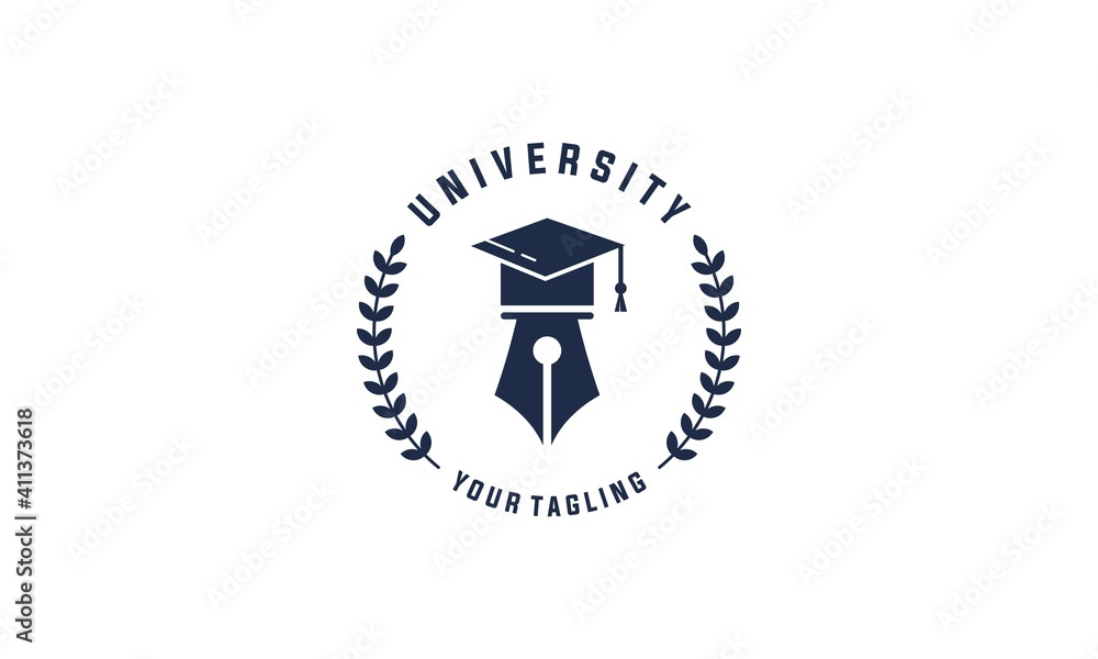logo for university of the highest quality education on a white background logo for university of the highest quality education on a white background