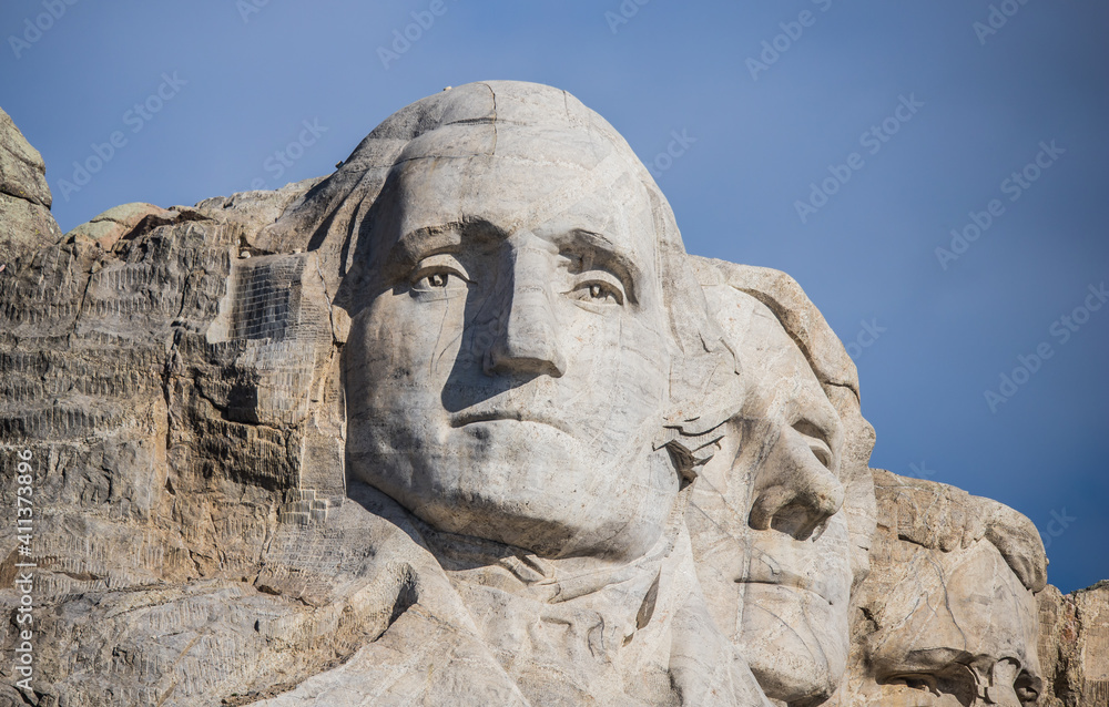 Mount Rushmore stone presidents 