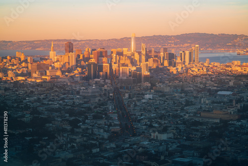 San Francisco Skyline from Twin Peaks