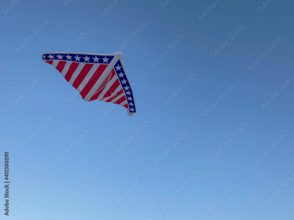 american flag kite Stock Photo | Adobe Stock