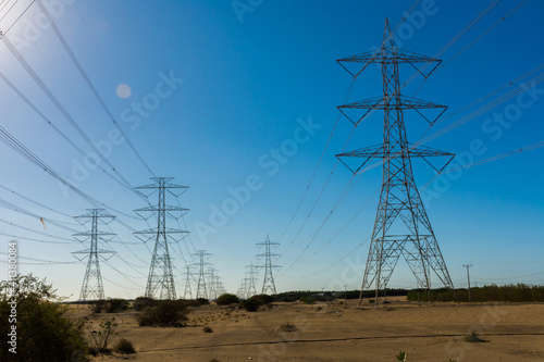 Endless electric line