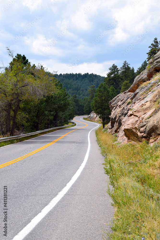 Fototapeta premium road in the mountains