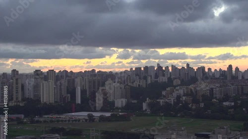 Sao Paulo Skyline and Clouds