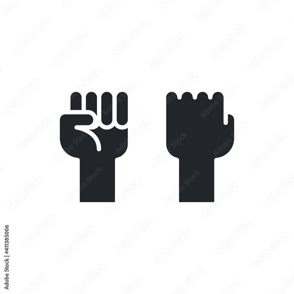 Fist raised up, strong arm glyph icon. Solid style sign for web and app. Fist hand up gesture vector illustration on white background. Power, solidarity and freedom concept. EPS 10 Fist raised up, strong arm glyph icon. Solid style sign for web and app. Fist hand up gesture vector illustration on white background. Power, solidarity and freedom concept. EPS 10