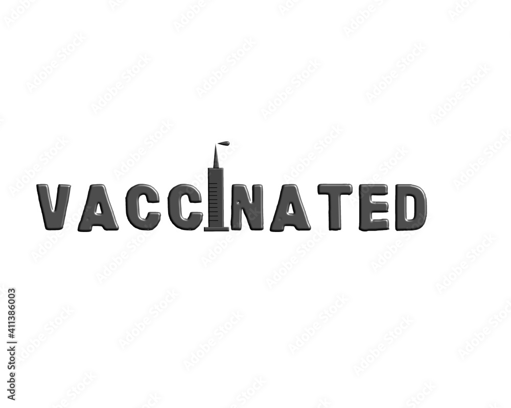 Vaccinated with Syringe Symbol Vaccinated with Syringe Symbol