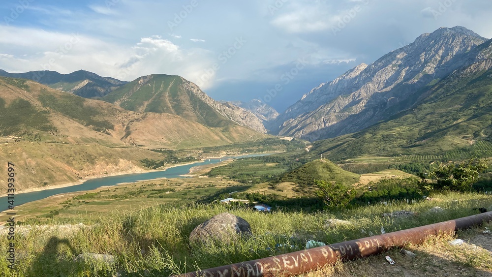 landscape in the mountains