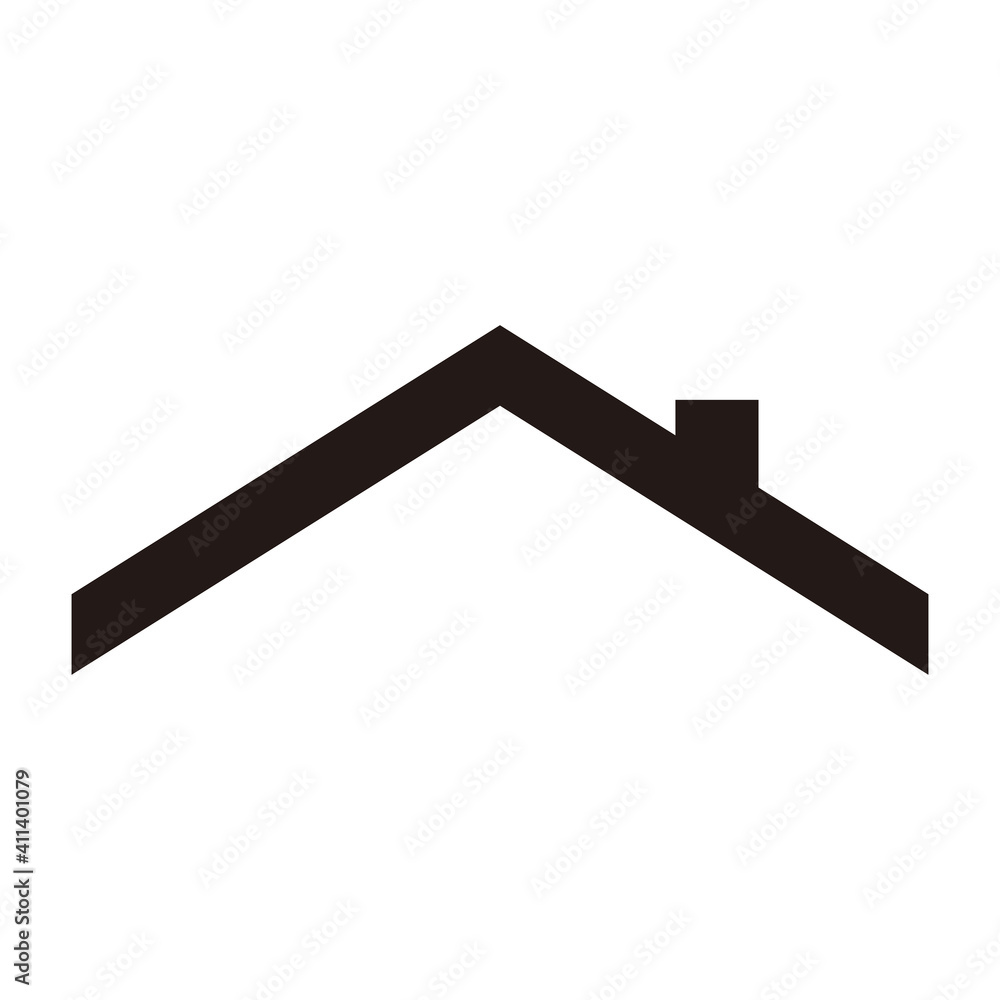 Roof of the house isolated icon, roof vector icon Roof of the house isolated icon, roof vector icon