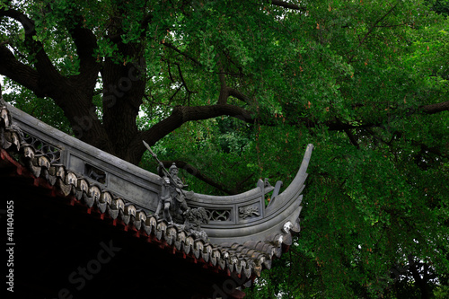 Photography China classical architecture in Yu Garden, Shanghai, China