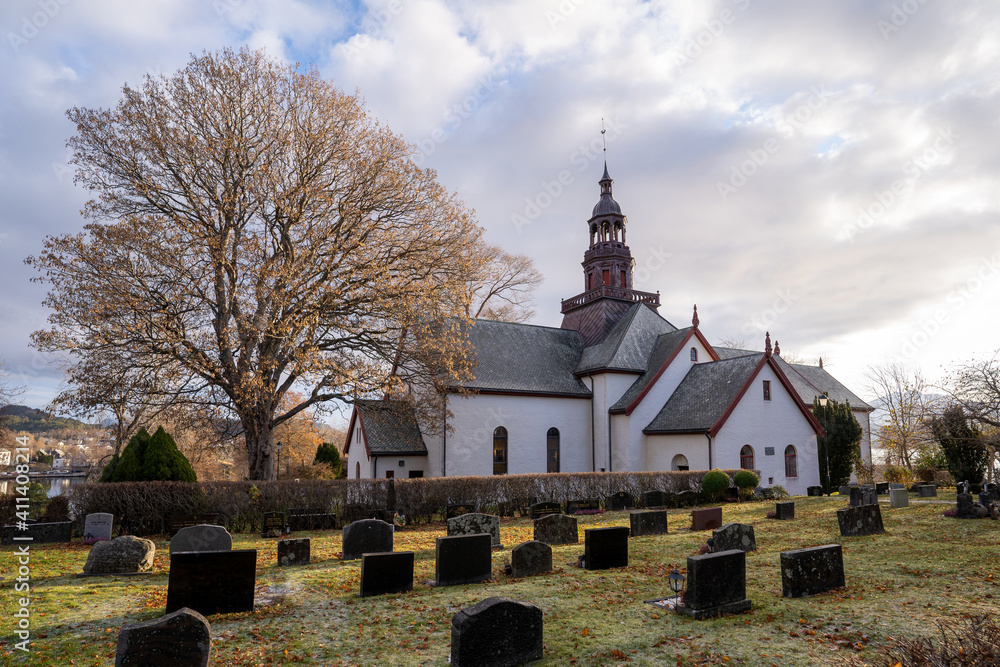 Naklejka premium Norwegen Alesund im November