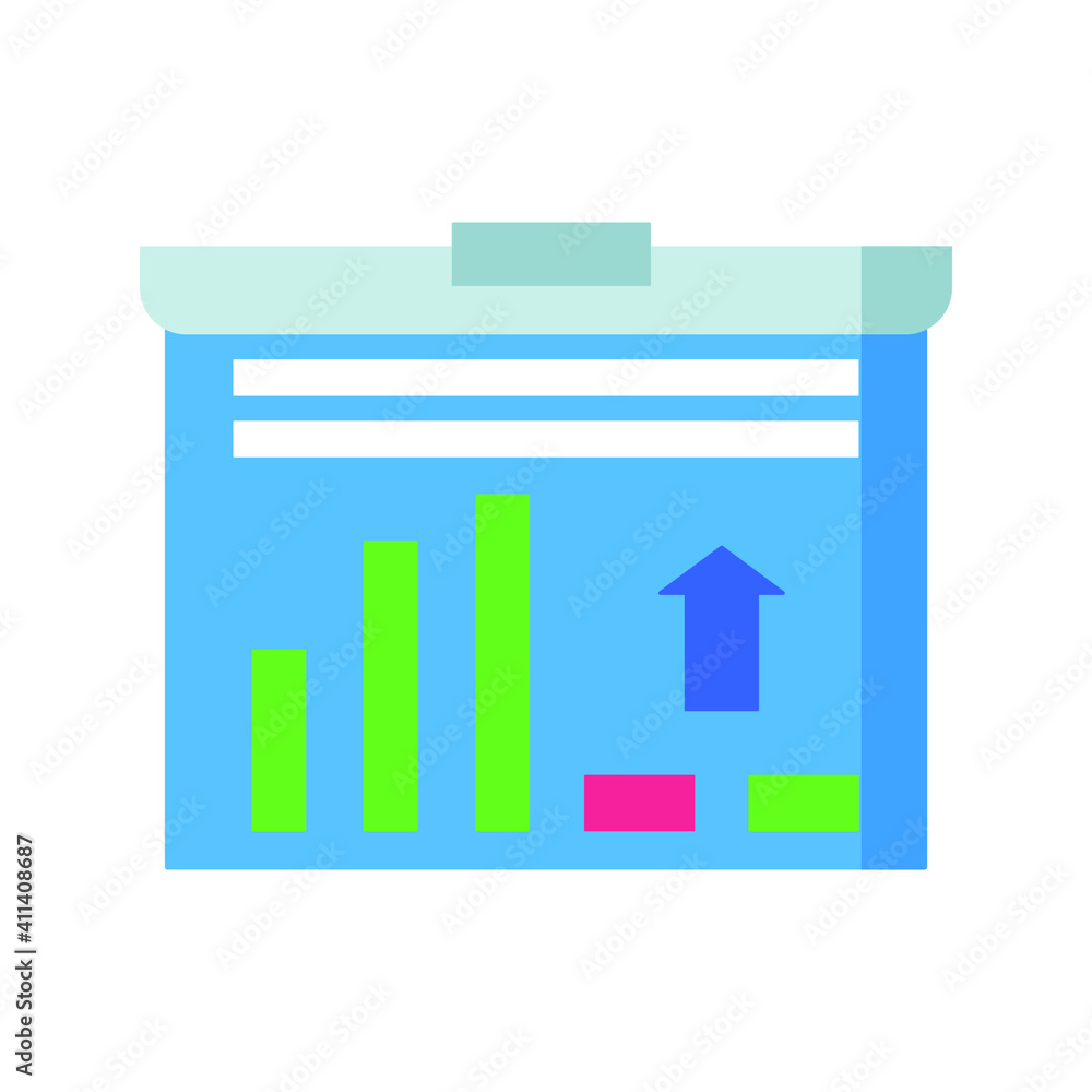 Simple icon design for both economic and financial needs Simple icon design for both economic and financial needs