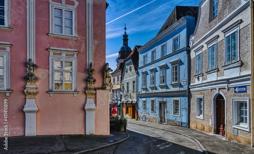 street in the old town Krems photo